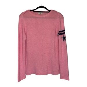 Pink Star Cortland Park  Women's CASHMERE Crew Neck Sweater